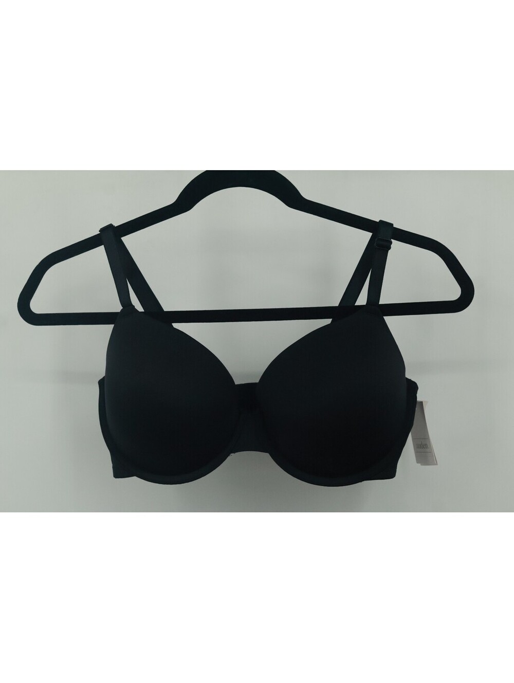 Auden 34DD Black Push Up Demi Coverage Bra Light Lift Comfort Wire Smooth NWT